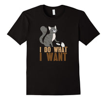 I Do What I Want Cat Playing Mouse Funny Cute Kitty Shirt-Amazon