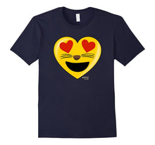 Emoji Heart Valentine's Day Shirt Cat Heart Emoji Shirt-Amazon