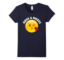 Emoji Valentine's Day Shirt Hugs And Kisses Heart Kiss-Amazon