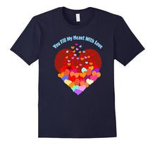 Valentines Day Shirt You Fill My Heart With Love Kids Adults-Amazon
