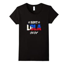 Women's Best Lola Ever Filipino Grandmother T-Shirt-Amazon