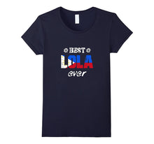 Women's Best Lola Ever Filipino Grandmother T-Shirt-Amazon