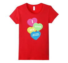 i love my second graders valentine day great gift t shirt-Amazon