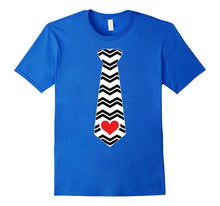 Valentines Day Heart Necktie T-Shirt For Kids &amp; Adults-Amazon