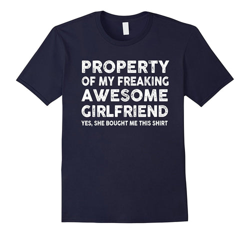 Property Of My Awesome Girlfriend T-Shirt-Amazon