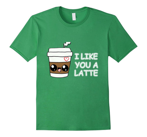 Cute I LIKE YOU A LATTE valentines Shirt for Boys and Girls-Amazon