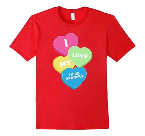 i love my third graders valentine day great gift t shirt-Amazon