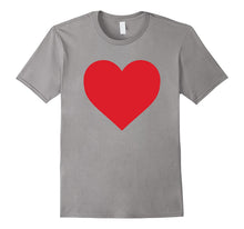 Short Sleeve Red Heart Valentine's Day Shirt Women Girls Top-Amazon