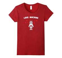 Love Machine Robot Cute Valentines Day T-Shirt Gift Unisex-Amazon
