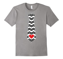 Valentines Day Heart Necktie T-Shirt For Kids &amp; Adults-Amazon