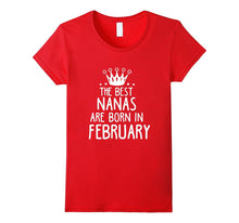 The Best Nanas Are Born In February Birthday Gift T-Shirt-Amazon
