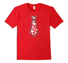 Valentines Day Tie Gift T Shirt Adults and Youth Sizes-Amazon