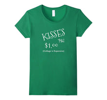 Kisses 25 Cents Valentines Day T-Shirt-Amazon