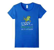 FUNNY BEARDED DRAGON T-SHIRT ATE HOMEWORK Student School-Amazon