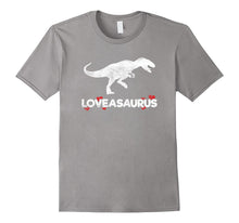 Loveasaurus Dinosaur Heart Valentines Day T-Shirt Boys Girls-Amazon