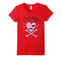 Kids Valentine's Day Funny Shirt - I Steal Hearts Pirate Tee-Amazon