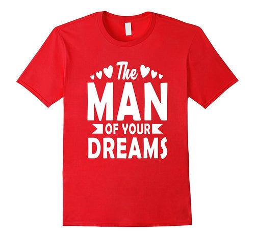 The Man Of Your Dreams Valentine's Day Kids Boys T-Shirt-Amazon