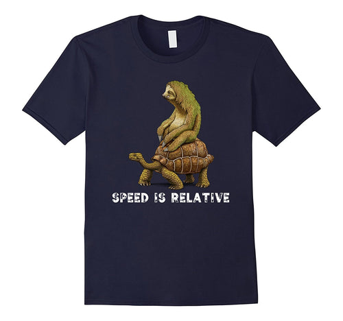 Speed is Relative Funny T-Shirt-Amazon