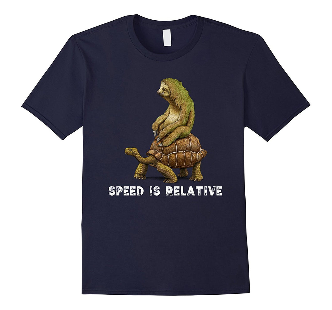 Speed is Relative Funny T-Shirt-Amazon