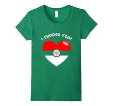I Choose You Valentine's Video Game Parody T-Shirt-Amazon