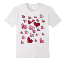 Watercolor Love shirt Valentine's Day Hearts t-shirt-Amazon
