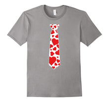 Valentine's Day Hearts Neck Tie T-Shirt For Kids &amp; Adults-Amazon