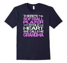 Softball Player Stole My Heart She Calls Me Grandma T-Shirt-Amazon