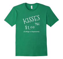 Kisses 25 Cents Valentines Day T-Shirt-Amazon