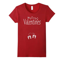 Women's My Tiny VALENTINES Twins Mom Pregnancy T Shirt-Amazon