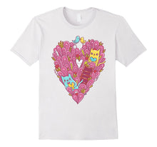 Valentines Day Shirt For Women Girls Love cats Heart-Amazon