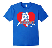 Love Me Like You Love Hockey T Shirt-Valentines Day Tee-Amazon