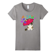 Grumpy Valentine's Day Cat amid raining No candy T-shirt-Amazon