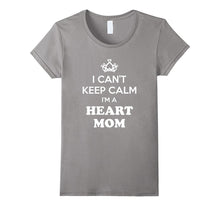 Women's I Can't Keep Calm I'm A Heart Mom CHD Awareness Ladies Shirt-Amazon