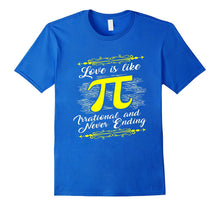 Funny Love is Like Pi T-shirt Geek Maths Couples Gift-Amazon