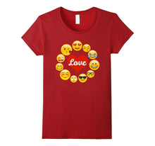 Emoji Shirt With Sayings Heart Love Valentine's Day Shirt-Amazon