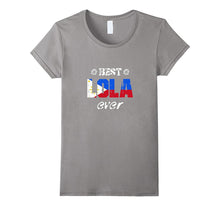 Women's Best Lola Ever Filipino Grandmother T-Shirt-Amazon