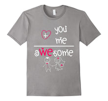 You And Me Awesome Couple Valentine's Day Funny Math T-Shirt-Amazon
