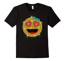 Valentine's Day Emoji Face T-Shirt for Kids and Women-Amazon