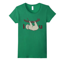 I Sloth You -  Funny Lazy Sloth hanging out T Shirt-Amazon