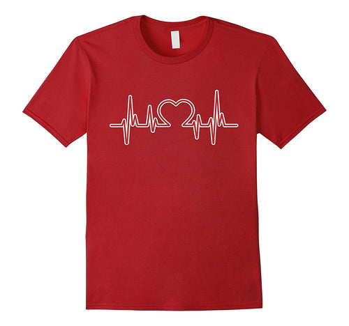 Nurse Heartbeat Heart Beat Shirt - Valentine Heart T shirt-Amazon