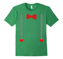 Valentine's Day Bow Tie  Suspenders and Hearts Shirt-Amazon