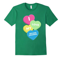 i love my second graders valentine day great gift t shirt-Amazon