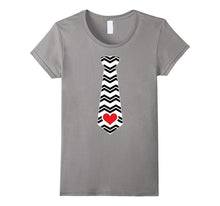 Valentines Day Heart Necktie T-Shirt For Kids &amp; Adults-Amazon