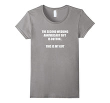 Cotton Is The Second Wedding Anniversary Gift T-Shirt-Amazon
