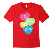 i love my second graders valentine day great gift t shirt-Amazon