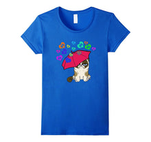 Grumpy Valentine's Day Cat amid raining No candy T-shirt-Amazon