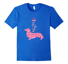 Dachshund Heart T-Shirt Beautiful Artistic Valentine Gift-Amazon