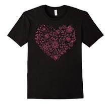 I Love you T shirt Floral Heart Saint Valentine's Day gift-Amazon