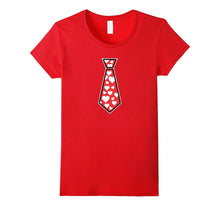 Valentines Day Tie Gift T Shirt Adults and Youth Sizes-Amazon