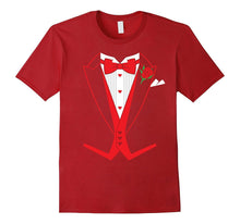 Valentine's Day Costume Red Bow Tie Tailcoat Tuxedo T-Shirt-Amazon